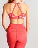 Boundless Padded Non Wired Sports Bra Pink Coral