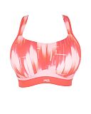 Boundless Padded Non Wired Sports Bra Pink Coral