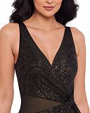 Brilliante Circe Soft Cup Shaping Swimsuit Black TKD Lingerie Miraclesuit Fashion F2