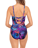 Caliente Tropica Bonita Shaping Swimsuit TKD Lingerie Miraclesuit Swimwear B1