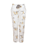 Carly Giraffe Print Pant Grey Mix TKD Lingerie Cyberjammies Fashion CF1