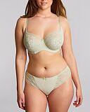Celeste Balcony Bra And Brazilian Pistachio