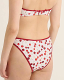 Cherry Print 90 Brief TKD Lingerie Raq Apparel Fashion B1