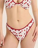 Cherry Print 90 Brief TKD Lingerie Raq Apparel Fashion F1