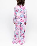 Chloe Heart Print Jersey Pyjama Set