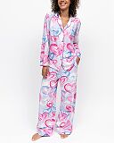Chloe Heart Print Jersey Pyjama Set