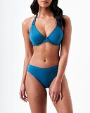 Christina Halter Bikini Top And Deep Brief Teal
