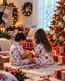 Christmas Cheer Kids Shorty Set