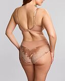 Clara Full Cup Bra And Deep Brief Honey