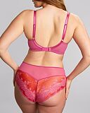 Clara Full Cup Bra And Deep Brief Pink Papaya