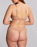 Clara Full Cup Bra And Thong Honey