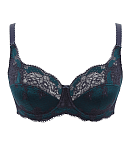 Clara Full Cup Bra Deep Ocean Blue TKD Lingerie Panache Fashion CF1