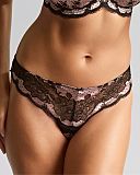 Clara Thong Black Pink