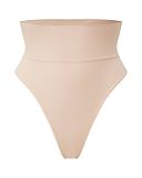 Contour High Waist Thong Almond Heist TKD Lingerie CF1