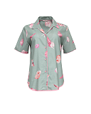 Coral Top Shell print Mint Green Mix TKD Lingerie Cyberjammies Fashion CF1 min