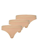 Cotton Bikini Briefs Beige TKD Lingerie Blackspade Core GF1