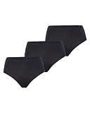 Cotton Full Briefs Black TKD Lingerie Blackspade Core GF1