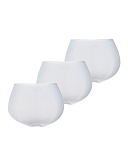 Cotton Full Briefs White TKD Lingerie Blackspade Core GB1