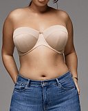 Dana Strapless Bra Linen TKD Lingerie Sculptresse L1