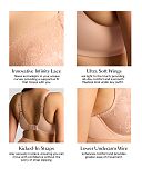 Dream Comfort Full Cup Bra Cameo Rose