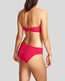 Echo Twist Bandeau Bikini And Gather Pant Hot Pink TKD Lingerie Panache Fashion B1