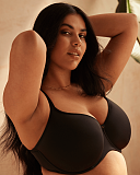 Elegance Full Cup Bra Noir TKD Lingerie Panache Fashion L3