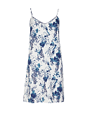 Ellie Leopard Print Strappy Chemise White Mix TKD Lingerie Cyberjammies Fashion CF!