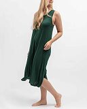 Ember Jersey Long Nightdress Dark Green