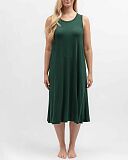 Ember Jersey Long Nightdress Dark Green