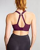 Endurance Non Padded Wired Sports Bra Berry Chalk