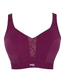Endurance Non Padded Wired Sports Bra Berry Chalk