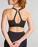 Endurance Non Padded Wired Sports Bra Black Latte TKD Lingerie Panache Fashion B2
