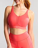Endurance Non Padded Wired Sports Bra Grapefruit