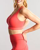 Endurance Non Padded Wired Sports Bra Grapefruit