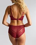 Envy Full Cup Bra And Deep Sparkling Cherry TKD Lingerie Panache Fashion B1