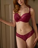 Envy Full Cup Bra And Thong Sparkling Cherry TKD Lingerie Panache Fashion L1
