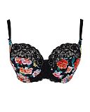 Envy Full Cup Bra Black Rose