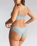 Envy Plunge Bra And Brazilian Sky Blue