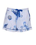 Essie Sea Horse Stripe Print Shorts Dark Blue Mix TKD Lingerie Cyberjammies Fashion CF1