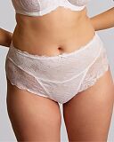 Evangeline Deep Brief White TKD Lingerie Panache Fashion F1
