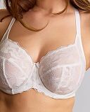 Evangeline Full Coverage Bra White TKD Lingerie Panache Fashion F1