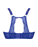 Exposed Plunge Bra Ultraviolet TKD Lingerie Scantilly Luxury CB1