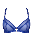 Exposed Plunge Bra Ultraviolet TKD Lingerie Scantilly Luxury CF1