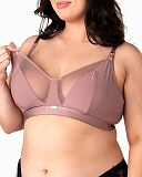 Flawless Non Wired Nursing Bra Rose Dust