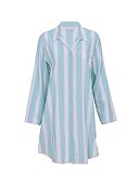 Francesca Printed Stripe Nightshirt Mint Mix