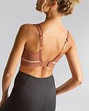 Freedom Non Padded Non Wired Sports Bra Sienna Rose Chalk