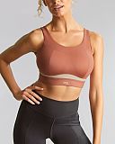 Freedom Non Padded Non Wired Sports Bra Sienna Rose Chalk