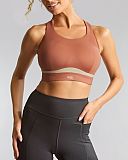 Freedom Non Padded Non Wired Sports Bra Sienna Rose Chalk