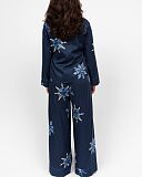 Frosty Snowflake Print Pyjama Set Navy Mix TKD Lingerie Cyberjammies Fashion B1 Frosty Snowflake Print Pyjama Set Navy Mix TKD Lingerie Cyberjammies Fashion B1