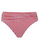 Gingham Midi Brief Red Gingham